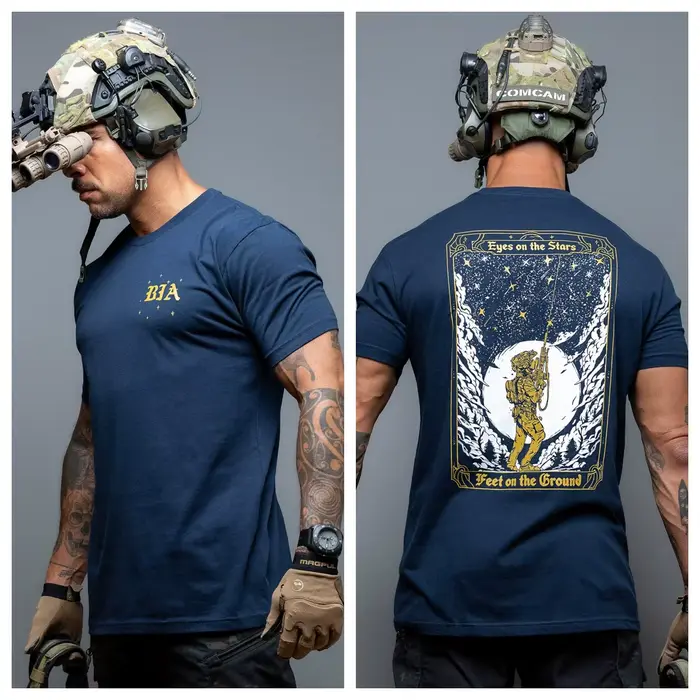 Eyes on The Stars _ T-Shirt - Convient pour les vêtements de sport en pur coton