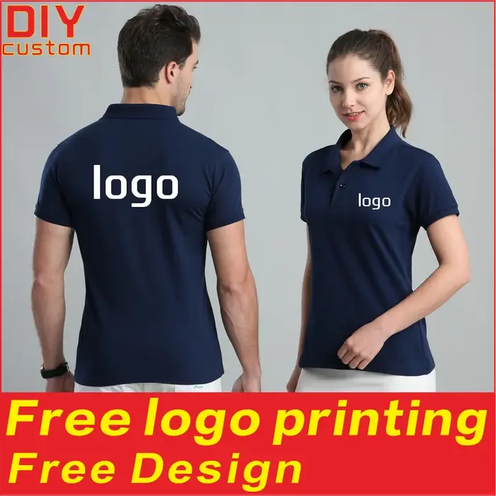 Polos multicolores pour hommes et femmes de couleur unie, T-shirts, chemises d'été à manches courtes