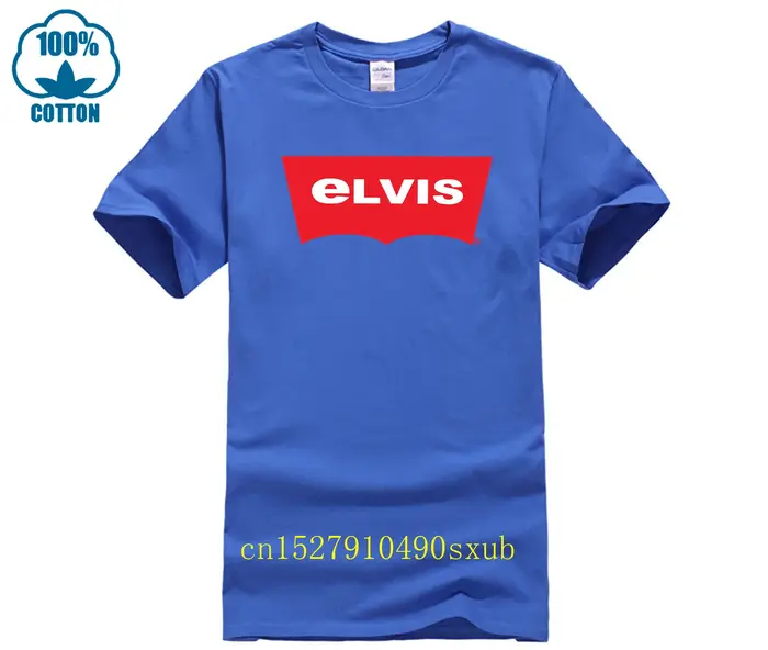Hommes T-shirt décontracté Elvi gros plan Photos de la Performance
