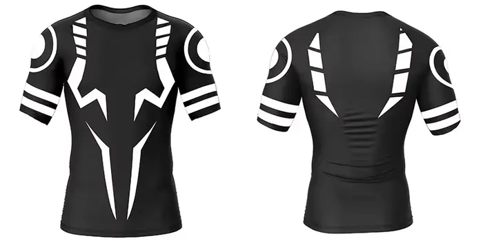 T-shirts de compression imprimés en 3D pour hommes