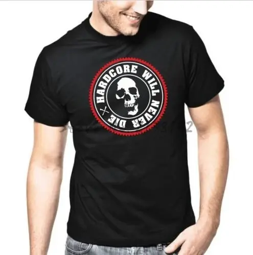 T-shirt en coton pour homme, vêtement de marque, à la mode, avec médicaments, Hardcore ne mourra jam