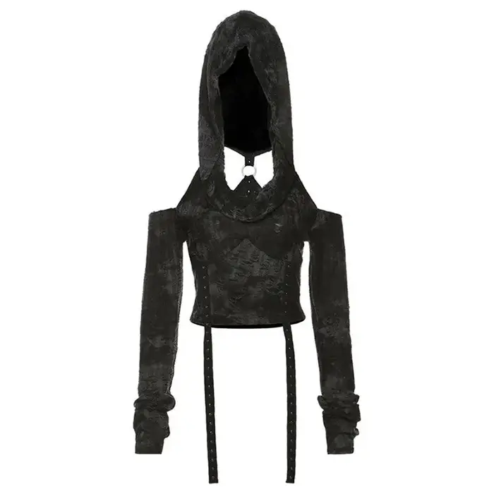 DistMurcia-T-shirt à Capuche et Manches sulfpour Femme