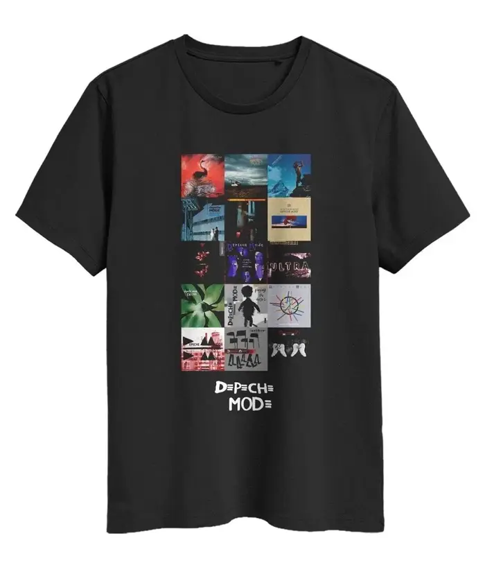 Depeche Mode The Singles Tour graphique imprimé décontracté ample à manches courtes Rock sport T-shirts Vintage vêtements Fans cadeau unisexe