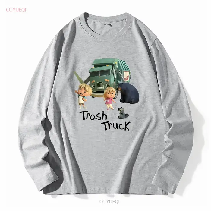 Trash Truck t-shirt s anniversaire garçon fille Hank pour enfants famille correspondant manches longues ou courtes vintage lavé streetwear doux