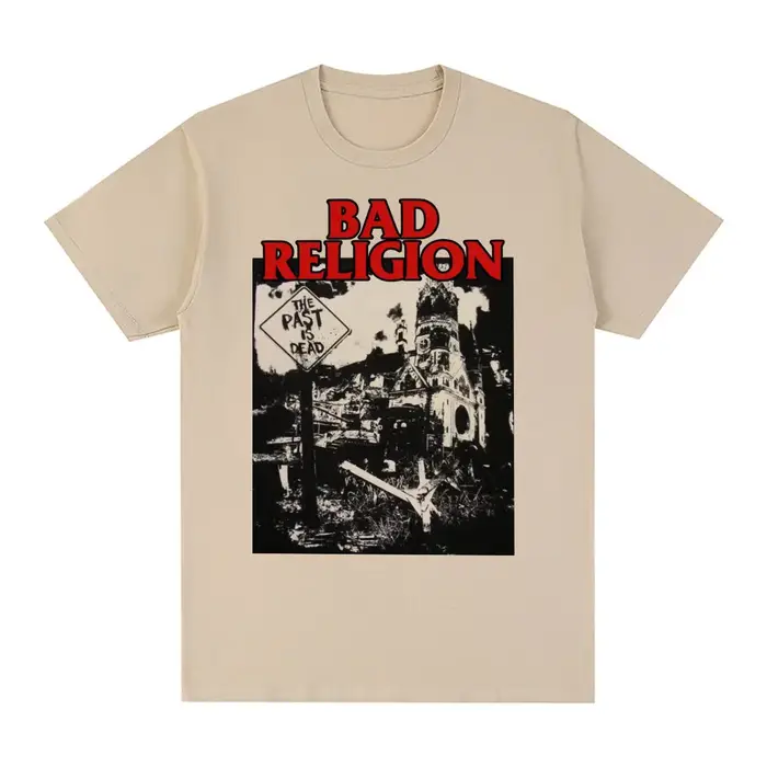 BAD RELIGION-T-shirt vintage en coton pour homme et femme
