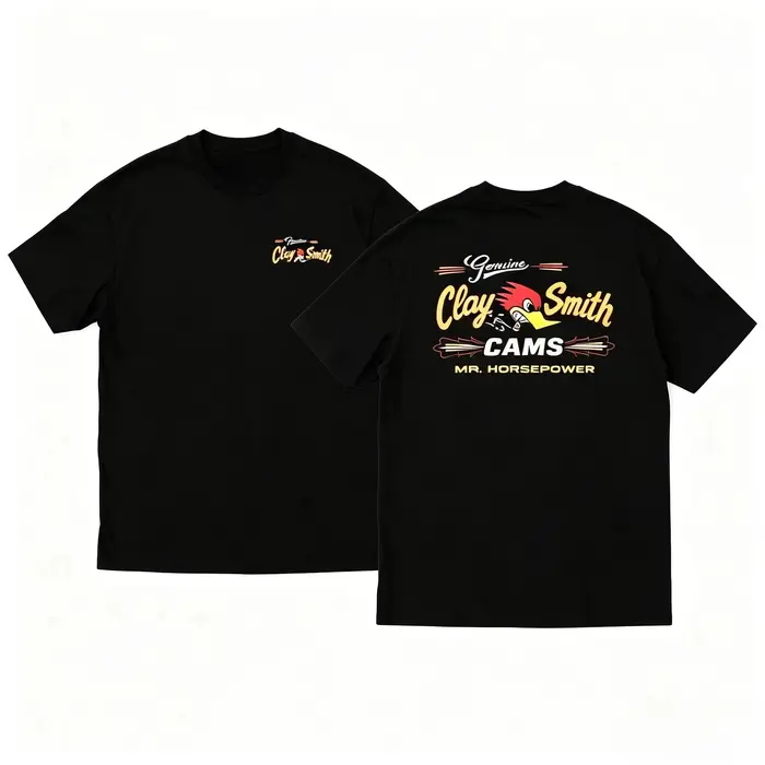 Nouveauté 2026 pour hommes Mr. T-shirt décontracté Horsepower Clay Smith Cams, T-shirt graphique pou