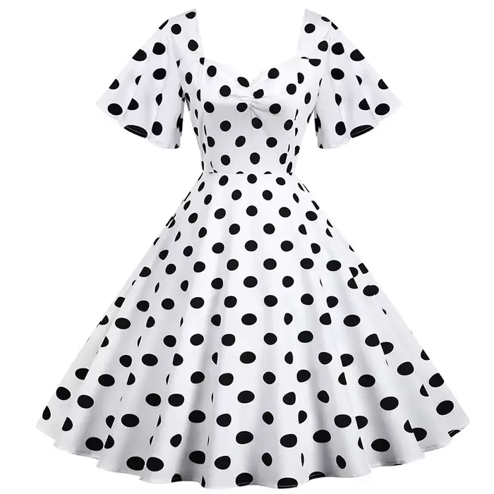 Robe d'été à manches papillon pour femmes