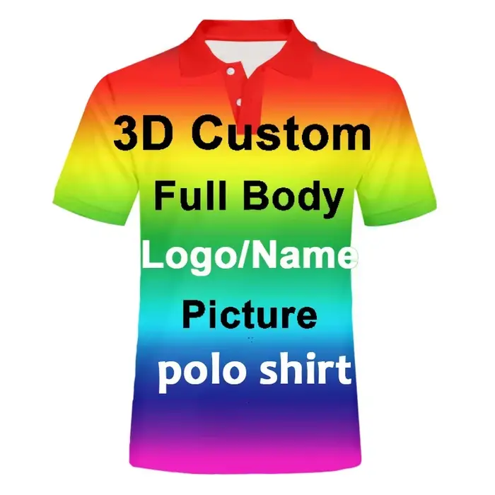 T-shirt personnalisé imprimé en 3D pour hommes