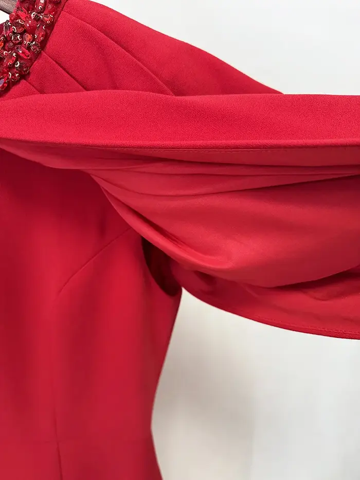 DEAT Robe de Soirée Élégante pour Femme