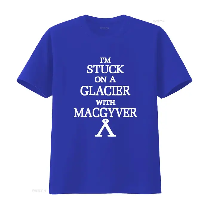 T-shirt Stuck On A Glacier inspiré de Stargate SG1 Macgyver