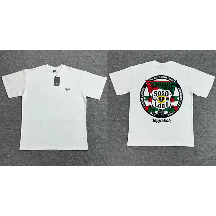 T-shirt Patta tendance, style streetwear, décontracté, PATTA, manches courtes, tee-shirt pour homme 