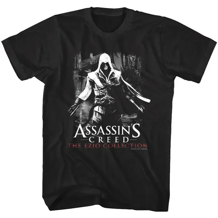 Assassins Creed - T-shirt à manches courtes pour hommes, collaboration avec le jeu