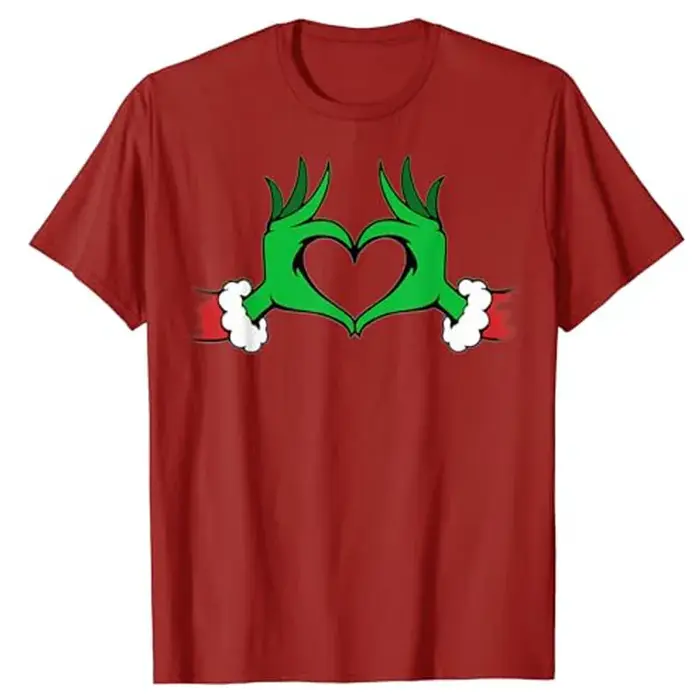T-shirt graphique grincheux à manches courtes pour la famille