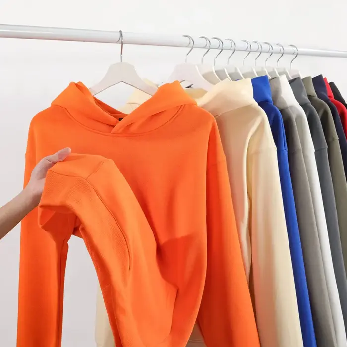 Sweat à capuche 100 % coton 480 g/m² pour homme, coupe ample, pull molletonné style urbain, printemp