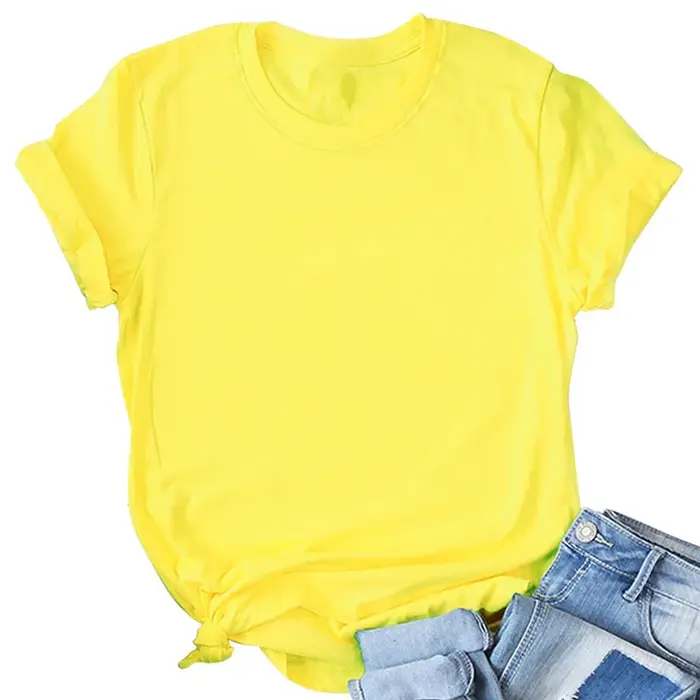 Hillbilly Bee Kind T-shirt jaune femmes esthétique graphique à manches courtes coton Polyester t-shirts femme Camisetas Verano 2021