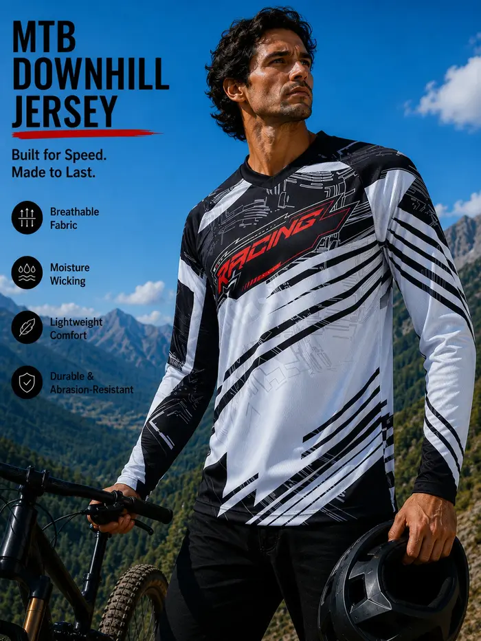 Maillot de cyclisme VTT pour hommes