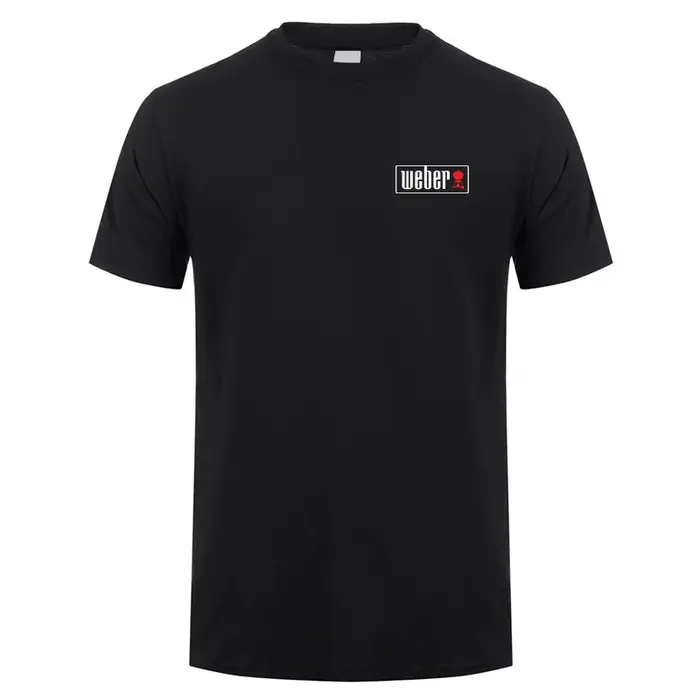 T-shirt manches courtes Weber pour hommes, décontracté, cool, barbecue, été
