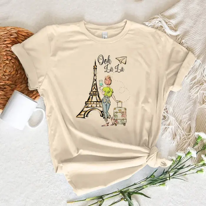 T-shirt Manga Japonais pour Femme, Vêtement Graphique, Comique, Paris
