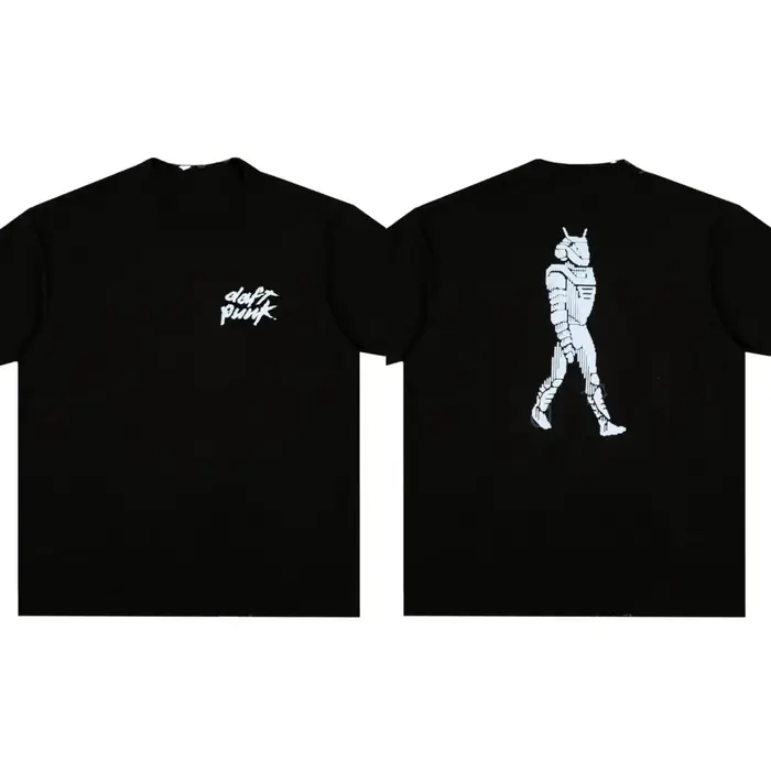 T-shirt d'été Daft Punk pour hommes