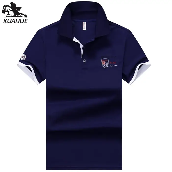 Polo décontracté à manches courtes pour homme