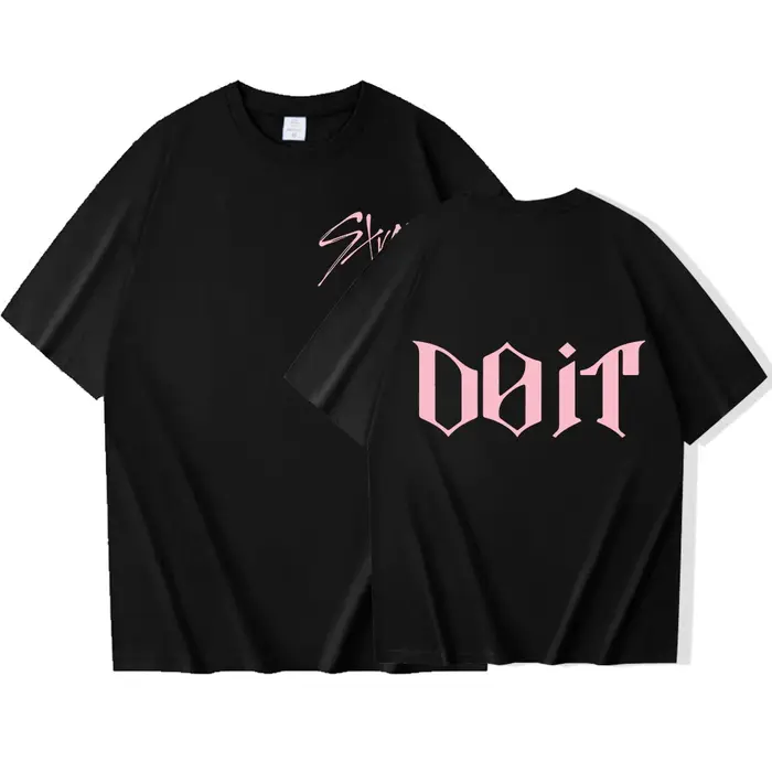 Kpop Album DO IT T-shirt homme femme Harajuku manches courtes col rond chemises décontractées Fan ca