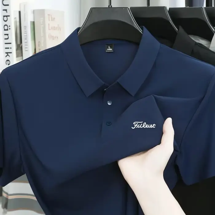 Polo classique en coton imprimé