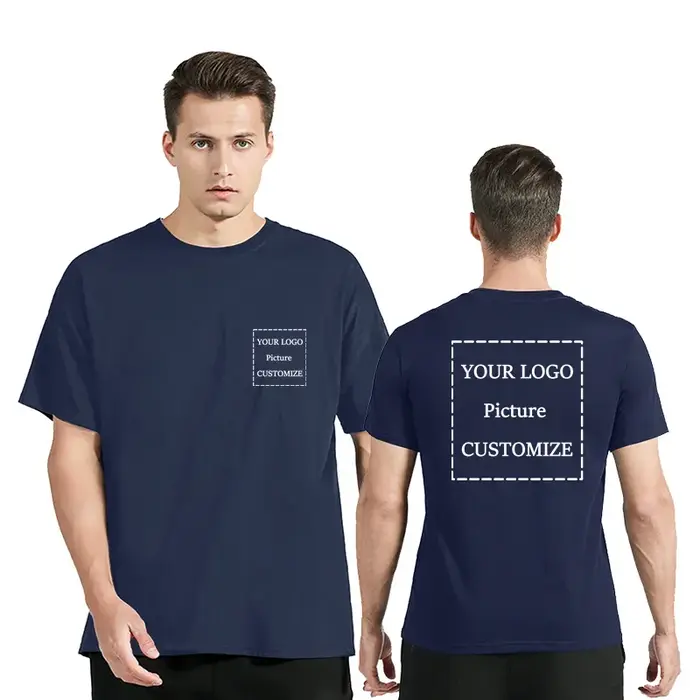 T-shirt surdimensionné personnalisé avec logo et image