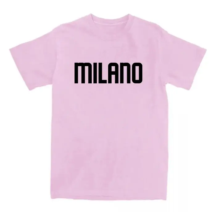T-shirt imprimé Milano City pour hommes et femmes