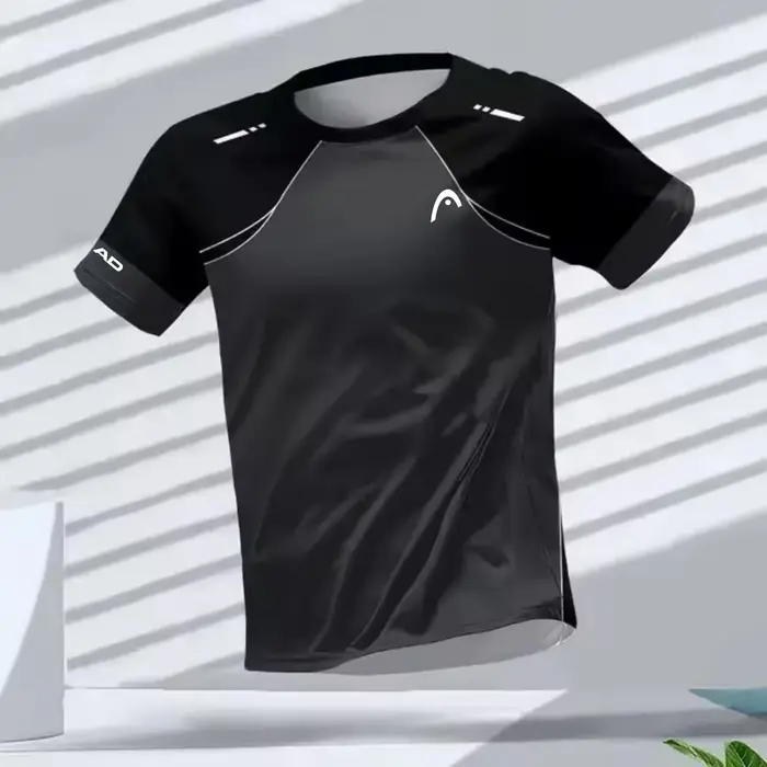T-shirts pour hommes, vêtements de sport de plein air, t-shirts de course à pied, vêtements de sport