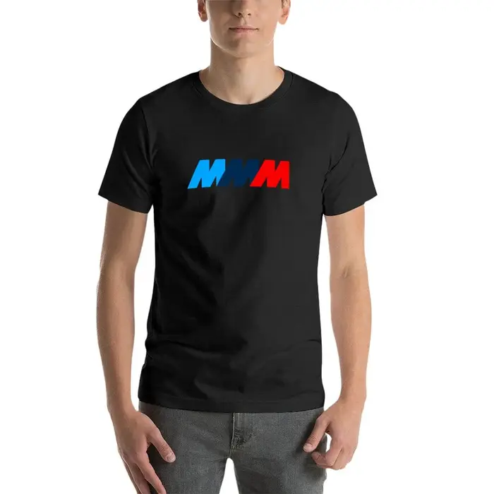 T-shirt Bimmer M Series Danemark ge pour hommes, t-shirts surdimensionnés amusants, vêtements esthétiques, t-shirts ajustés, haute performance