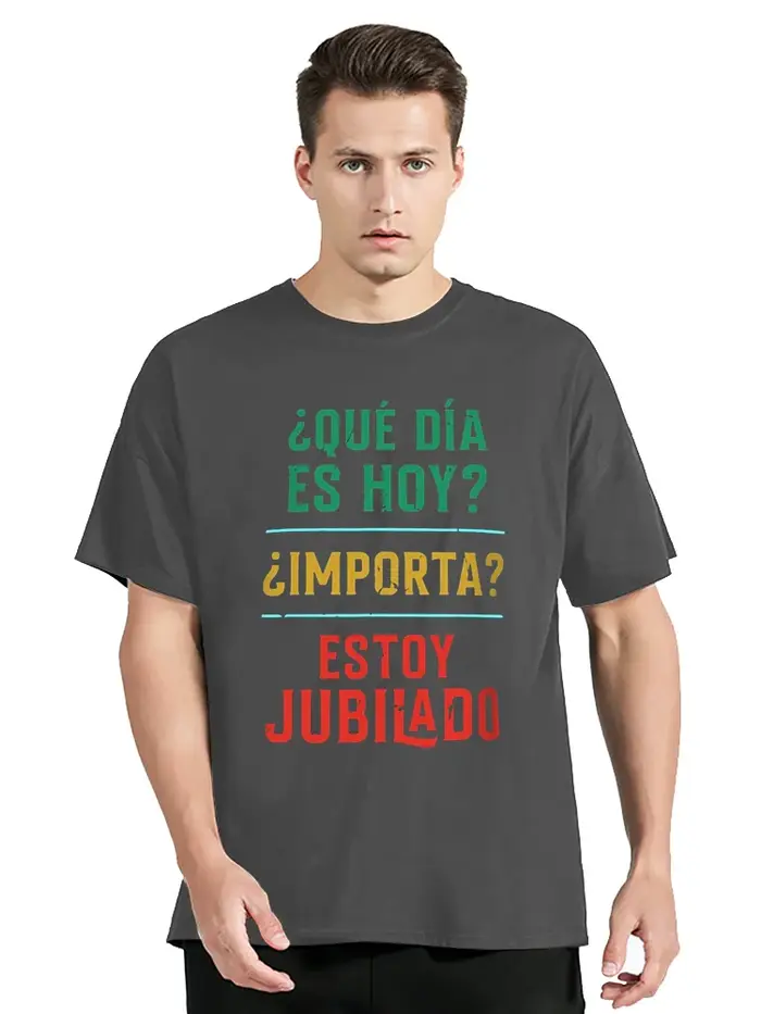 Je retraite T-shirt Vintage drôle texte espagnol