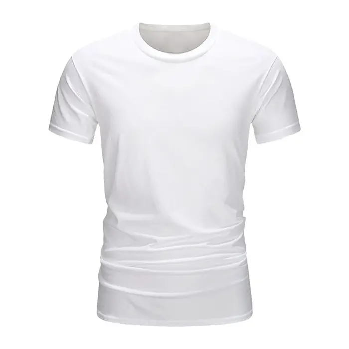 T-shirt d'été en coton pour hommes, Slim, noir, manches courtes, confortable, décontracté, col rond,