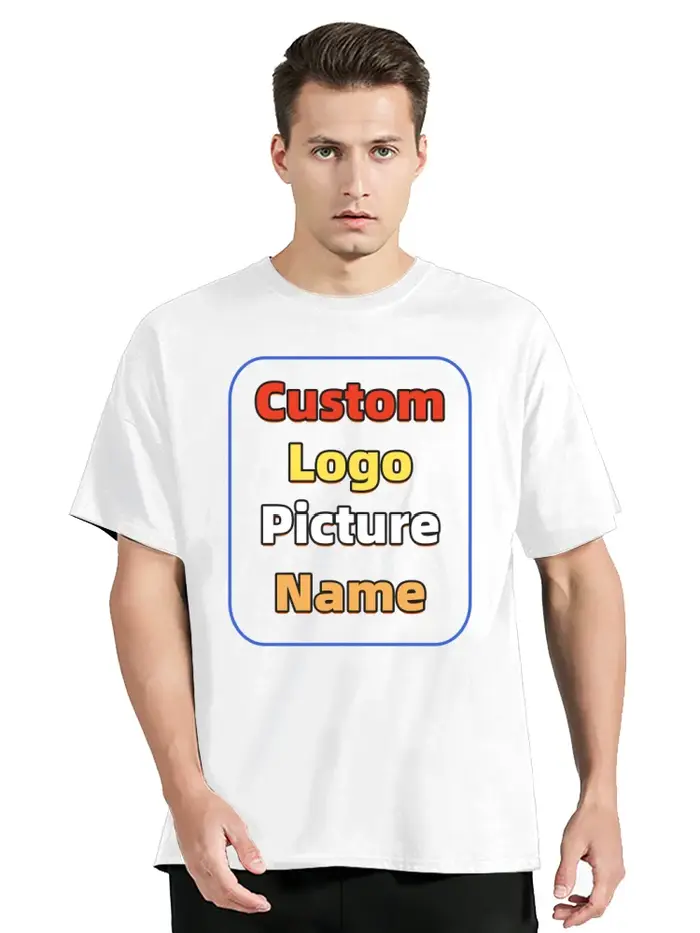 Photo personnalisée T-Shirt cadeau personnalisé hommes