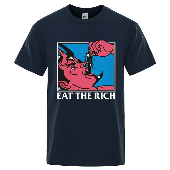 T-shirt en coton imprimé Eat The Johanna Horror Comics pour hommes