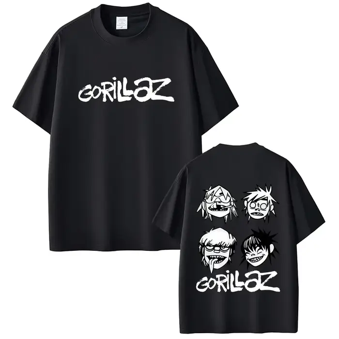 T-shirt de la groupe de rock Gorillaz