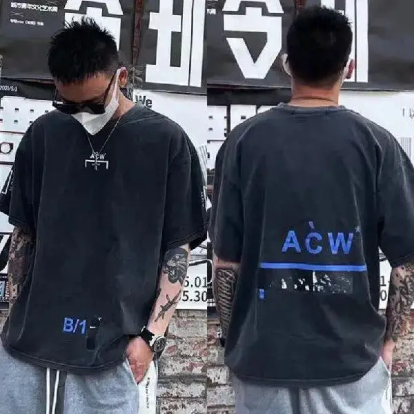 T-shirts ACW Hip-hop Street American Heavy Industry