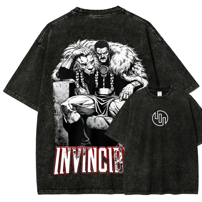 T-shirt délavé Invincible