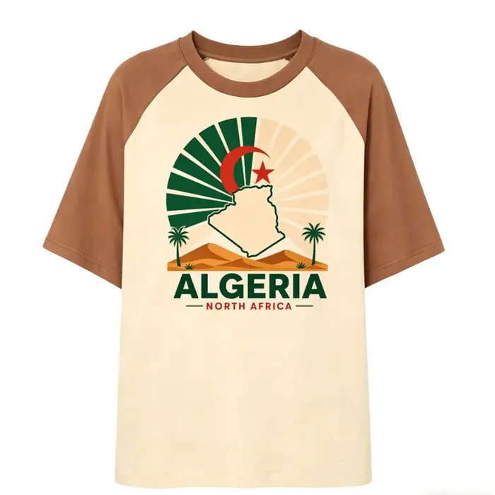 T-shirt Algérie ado Y2K pas cher manga Harajuku vintage baddie soldes de liquidation