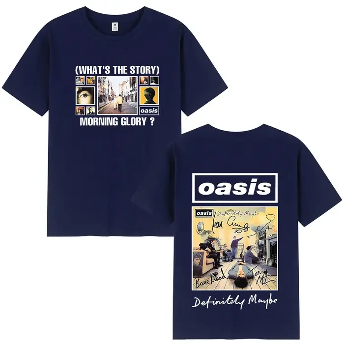 O-Oasis T-Shirts groupe de Rock britannique Vintage T-shirt hommes vêtements coton décontracté à manches courtes T dessus de chemise Streetwear Fans cadeau