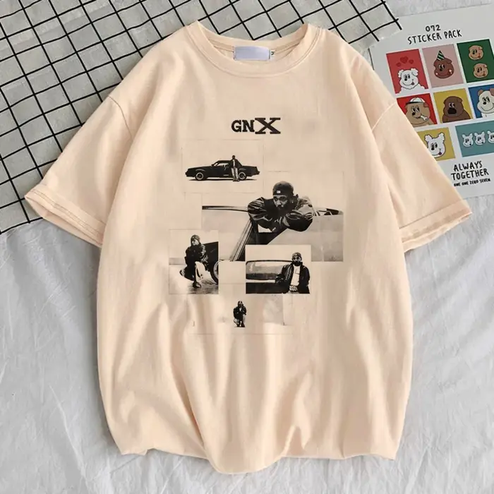 Kendrick Lamar Lammar chemise femmes 80s streetwear femmes graphique harajuku numérique top t-shirts