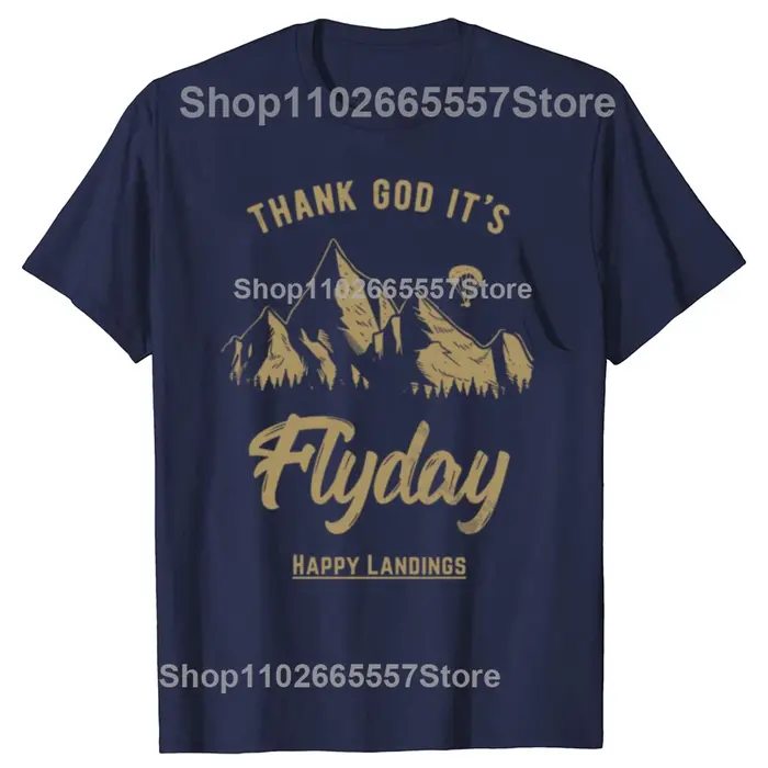 T-shirt rétro Thank God It's Flyday pour hommes