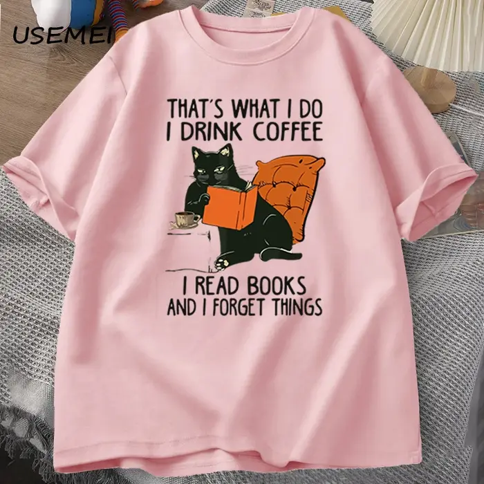 T-shirt chat mignon pour femmes et hommes