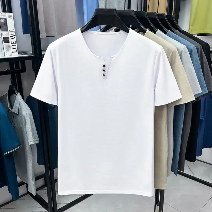 Chemise Henley pour homme