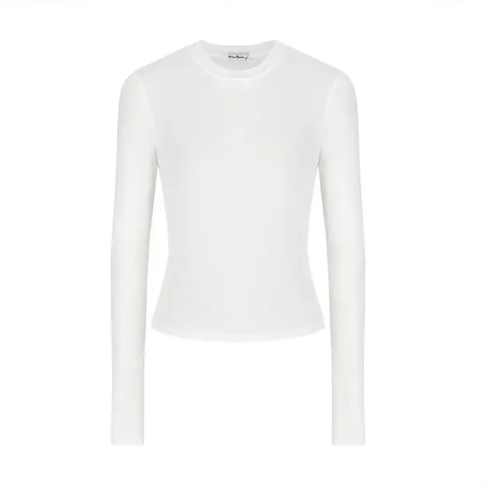 T-Shirt à manches longues pour femmes, coupe cintrée, mode automne-hiver, décontracté, superposition