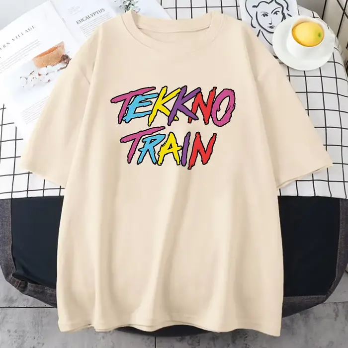 No-T-shirt à Manches Courtes en Coton Doux pour Homme et Femme
