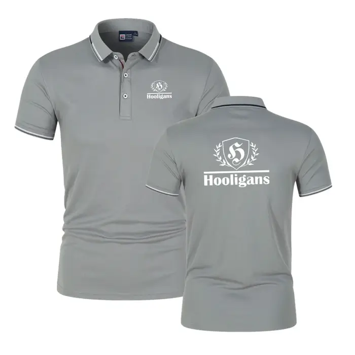Polo décontracté uni à manches courtes pour homme 2026 – T-shirt d'été tendance