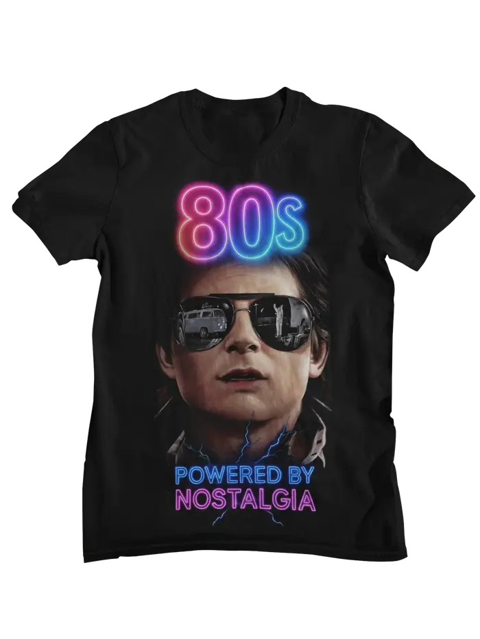 T-shirt imprimé rétro pour hommes