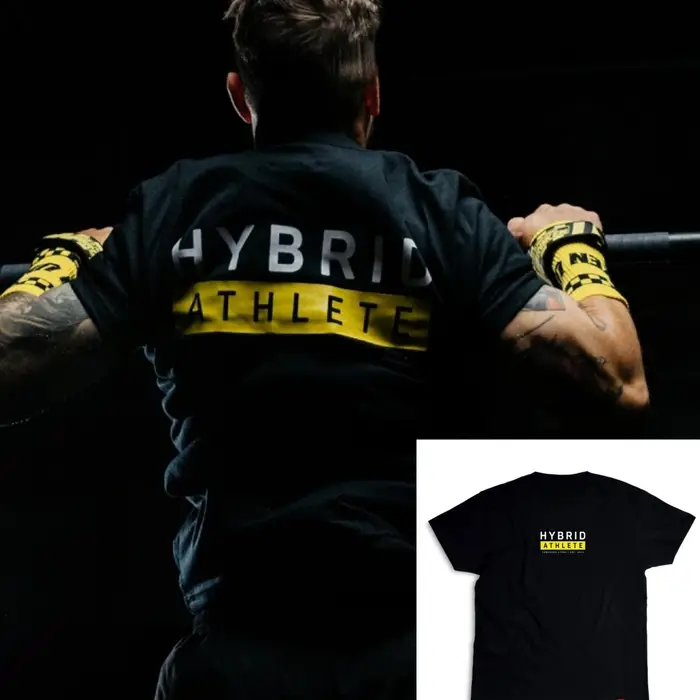 T-shirt Unbroken Hybrid Athlete Fitness Training Gym Leisure pour hommes et femmes