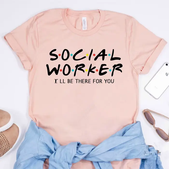 T-shirt humoristique de travailleur social