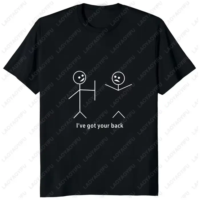 T-shirt Industries castique imprimé I Got Your Back pour homme et femme